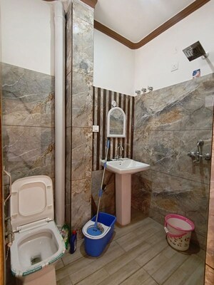 Staircase in 1 BHK Builder Floor at Ballupur – for Rent