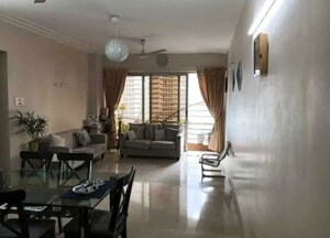 Living Room in 3 BHK Apartment at Lower Parel – for Sale