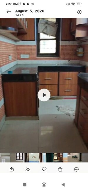 Kitchen in 3 BHK Apartment at Alaknanda – for Rent