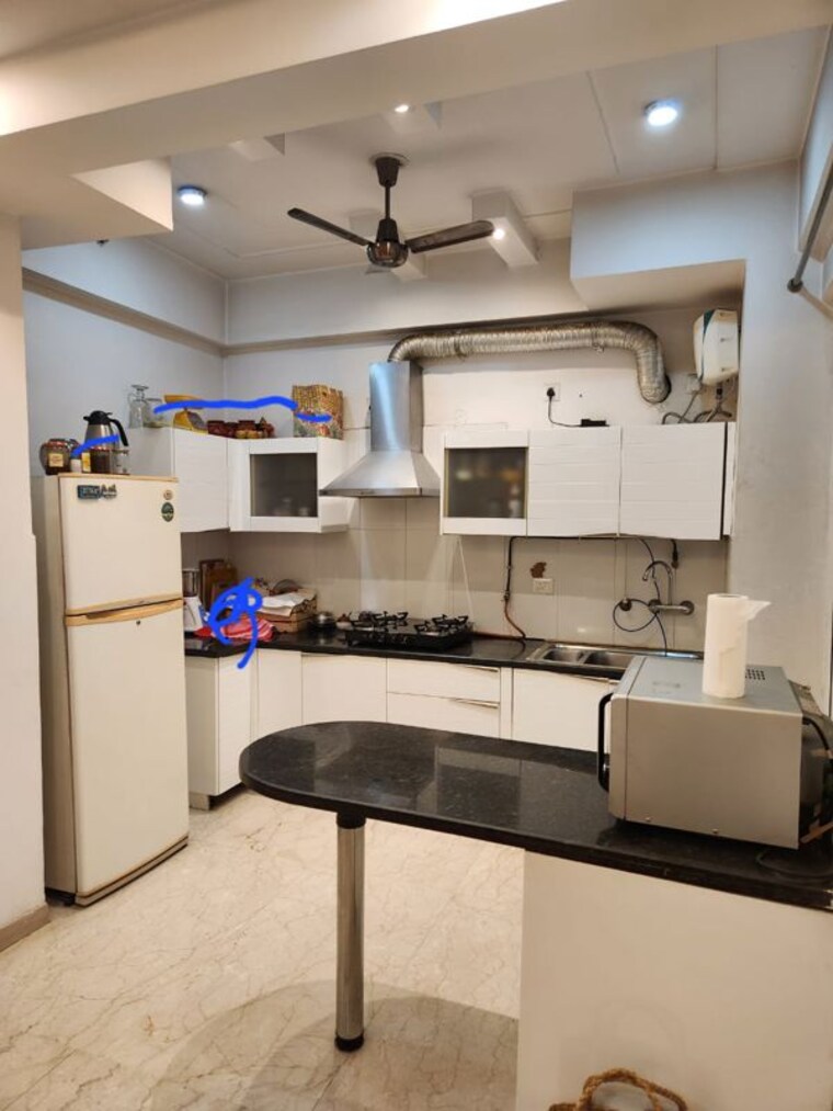Kitchen, prateek-stylome 3.5 Bedroom 2500 Sq.Ft. Apartment In Sector 45 Noida 10575132