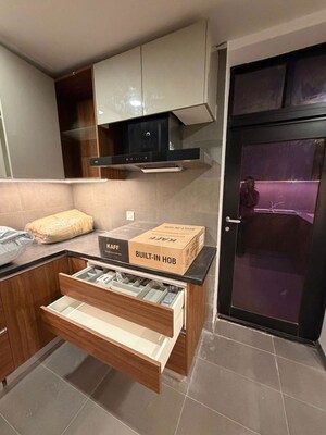 Kitchen in 3.5 BHK Apartment at Krisumi Waterfall Residences, Sector 36a – for Rent