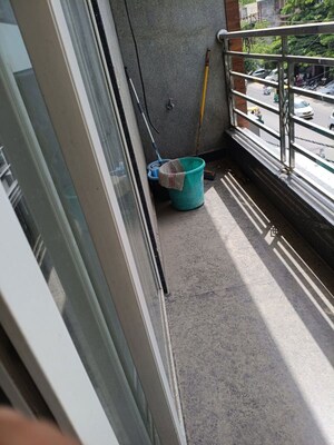 Balcony in 3 BHK Builder Floor at Malviya Nagar – for Rent
