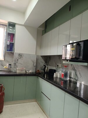 Kitchen in 3 BHK Builder Floor at Malviya Nagar – for Rent