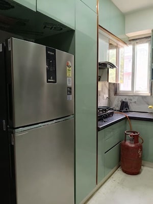 Kitchen in 3 BHK Builder Floor at Malviya Nagar – for Rent