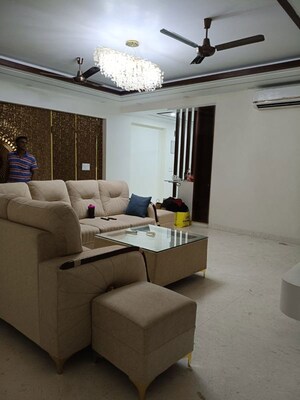 Living Room in 3 BHK Builder Floor at Malviya Nagar – for Rent