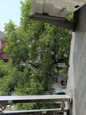 Balcony in 3 BHK Builder Floor at Malviya Nagar – for Rent