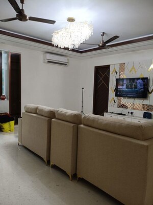 Kitchen in 3 BHK Builder Floor at Malviya Nagar – for Rent