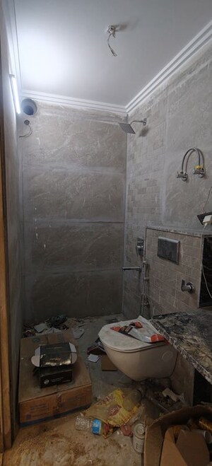 Bathroom in 3 BHK Builder Floor at Chattarpur – for Sale