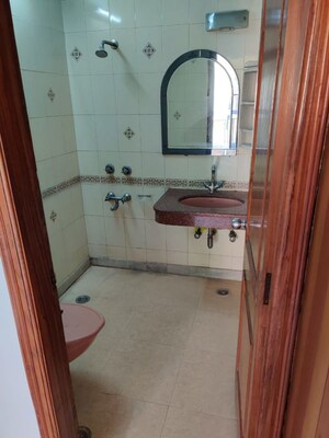 Bathroom in 2 BHK Builder Floor at Kailash Hills – for Rent