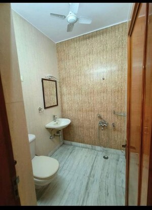 Bathroom in 2 BHK Builder Floor at East Of Kailash – for Rent