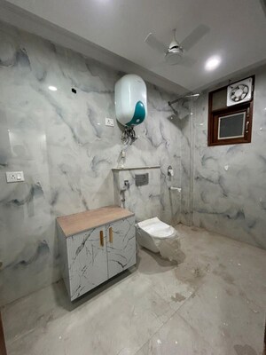 Bathroom in 4 BHK Builder Floor at Saket – for Rent