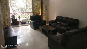 Living Room in 3 BHK Apartment at Bandra West – for Rent