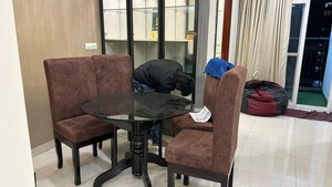 Living Room in 2 BHK Apartment at Prestige High Fields, Gachibowli – for Rent