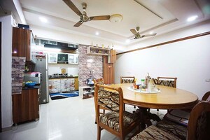 Living Room in 3 BHK Penthouse at Chandkheda – for Sale
