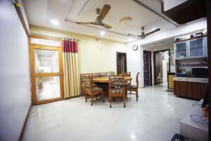 Living Room in 3 BHK Penthouse at Chandkheda – for Sale