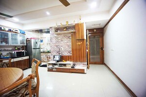 Living Room in 3 BHK Penthouse at Chandkheda – for Sale