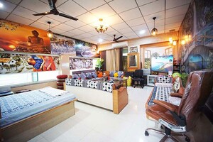 Living Room in 3 BHK Penthouse at Chandkheda – for Sale