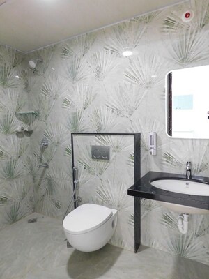 Bathroom in 3 BHK Apartment at Bollineni Bion, Kothaguda – for Rent