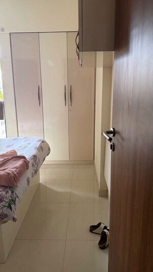 Bathroom in 1 BHK Apartment at Lodha Crown Quality Homes, Majiwada – for Rent
