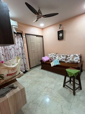 Bedroom in 2 BHK Apartment at Siddhi Highland Park, Kolshet Road – for Rent