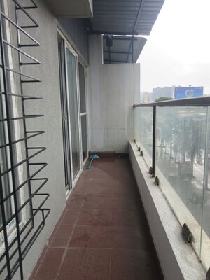 Balcony in 2 BHK Apartment at RR Lunkad 66 Avenue, Pimple Nilakh – for Rent
