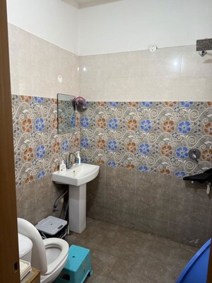 Bathroom in 2 BHK Independent House at Aerocity – for Rent