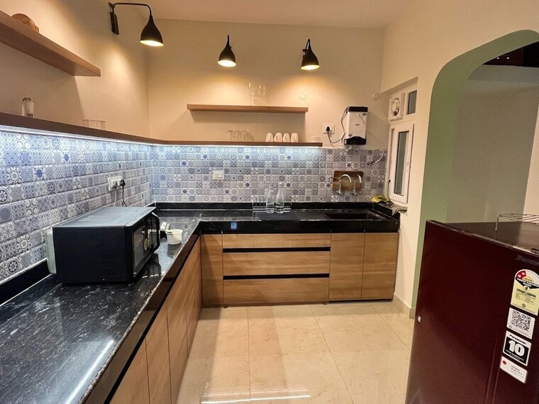 Kitchen, bambolim 2 Bedroom 1000 Sq.Ft. Apartment In Bambolim Goa 10575398