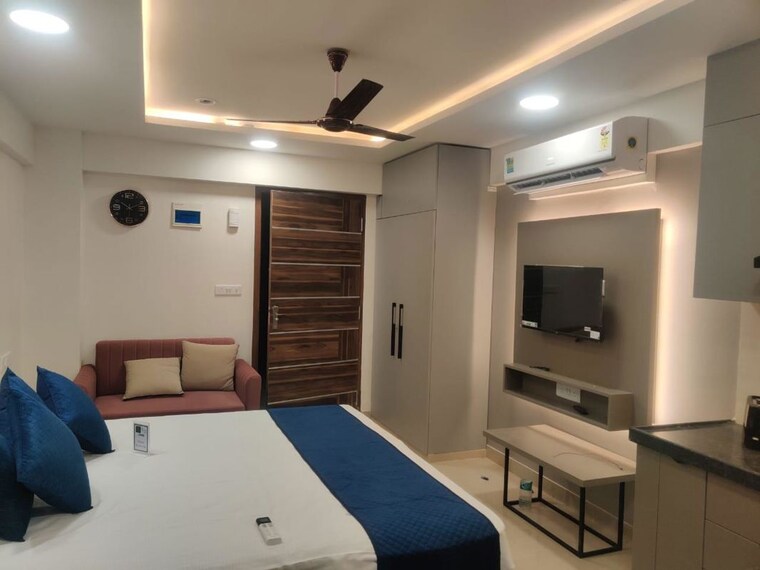 Team Area, okay-plus-solitaire-suites 1 RK 400 Sq.Ft. Apartment In Ramnagariya Jaipur 10575383