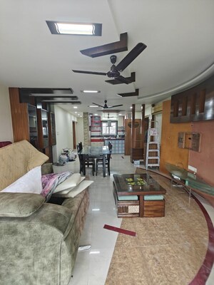 Living Room in 2 BHK Apartment at Sagar Darshan Towers, Nerul – for Rent