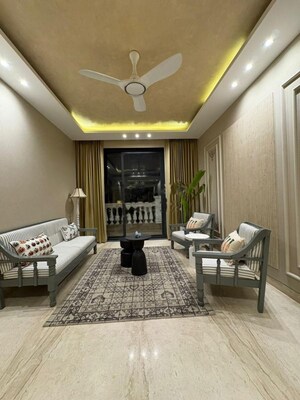 Living Room in 3 BHK Apartment at Smart World Orchard, Sector 61 – for Rent