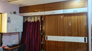 Bedroom in 1 BHK Apartment at Vilas Javdekar Yashwin Encore, Wakad – for Rent