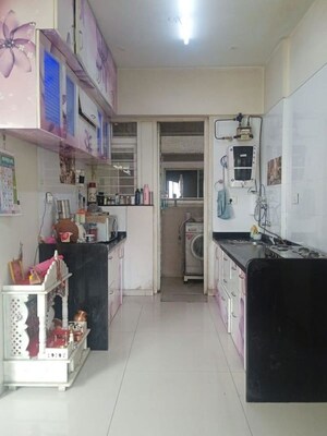 Kitchen in 3 BHK Apartment at Goel Ganga Arcadia, Kharadi – for Sale