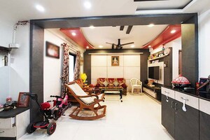 Living Room in 3 BHK Penthouse at Pimpri Chinchwad Pcmc – for Sale