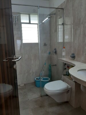 Bathroom in 2 BHK Apartment at Aditya Nisarg Palms, Bavdhan – for Rent