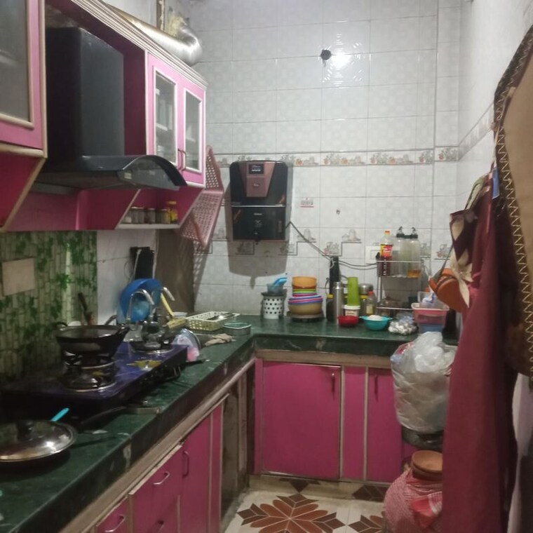 Kitchen, shiv nagar 2 Bedroom 900 Sq.Ft. Builder Floor In Shiv Nagar Delhi 10575413