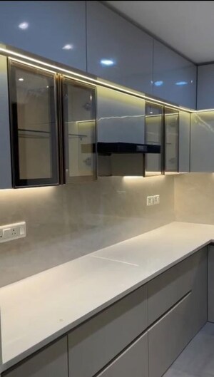 Kitchen in 3 BHK Apartment at Ansal Sushant Jeevan Enclave, Sushant Golf City – for Rent