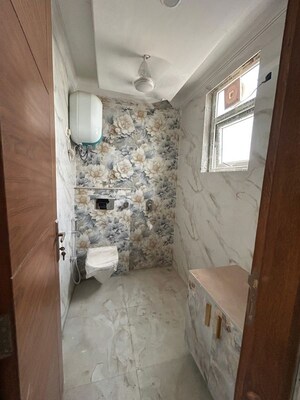 Bathroom in 3.5 BHK Builder Floor at Saket – for Rent