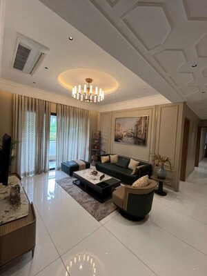 Living Room in 4 BHK Apartment at Austin Yana, Tathawade – for Sale