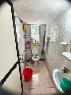 Bathroom in 2 BHK Apartment at Orchid Enclave Powai, Chandivali – for Rent