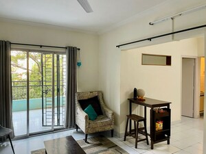 Living Room in 3 BHK Apartment at Pebbles I, Bavdhan – for Rent
