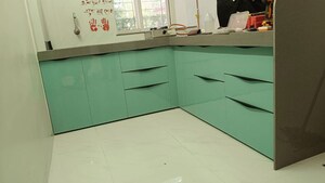Kitchen in 2 BHK Apartment at Raheja Woods, Kalyani Nagar – for Rent