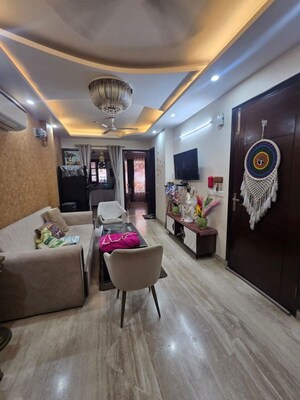 Living Room in 3 BHK Builder Floor at Naraina – for Rent