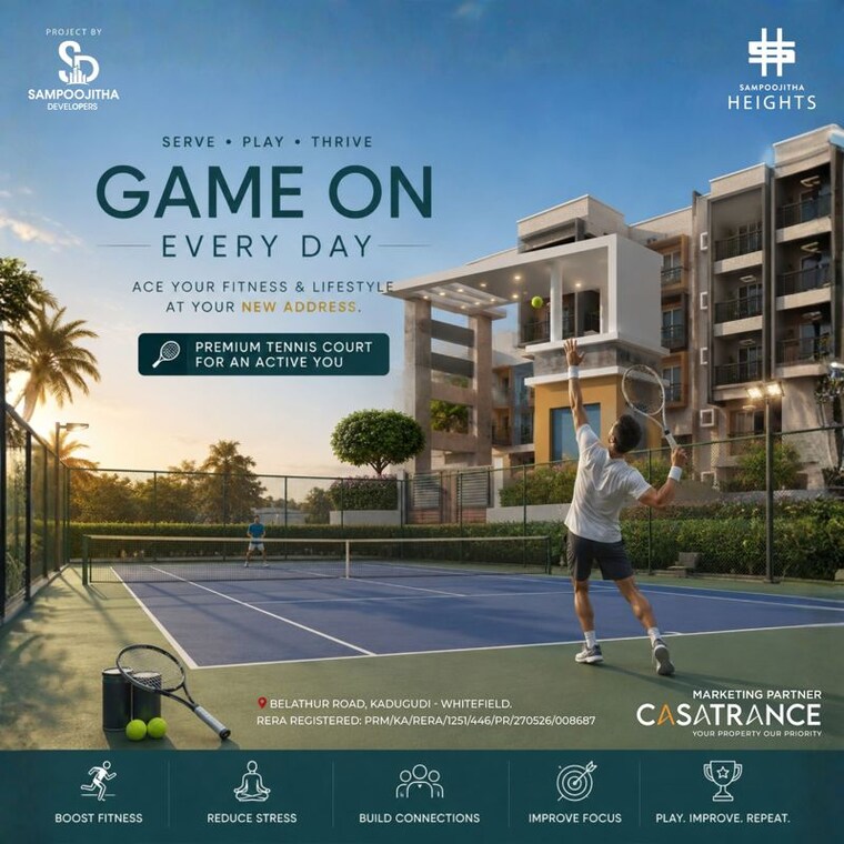 Exterior View, belathur 2 Bedroom 1160 Sq.Ft. Apartment In Belathur Bangalore 10575557