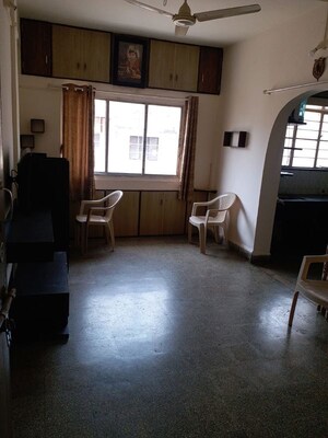 Living Room in 1 BHK Apartment at Rahul Nagar, Kothrud – for Rent