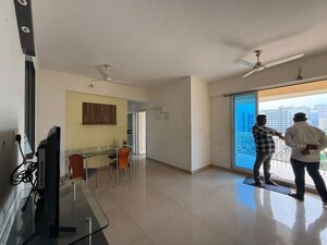 Living Room in 3 BHK Apartment at Vijay Nakshatra, Ghodbunder Road – for Rent