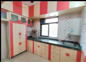 Kitchen in 1 RK Apartment at Hill View CHS Haware City, Haware City – for Rent