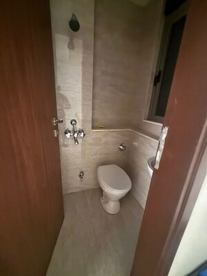 Bathroom in 3 BHK Apartment at Sheth Auris Serenity Tower 3, Malad West – for Rent