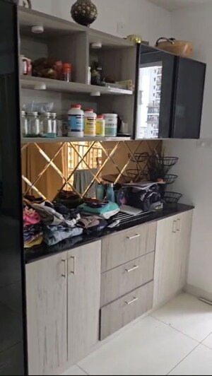 Kitchen in 3 BHK Apartment at Aparna Sarovar Zenith, Nallagandla – for Rent