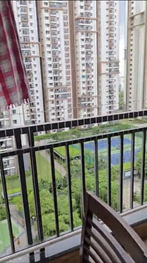 Balcony in 3 BHK Apartment at Aparna Sarovar Zenith, Nallagandla – for Rent