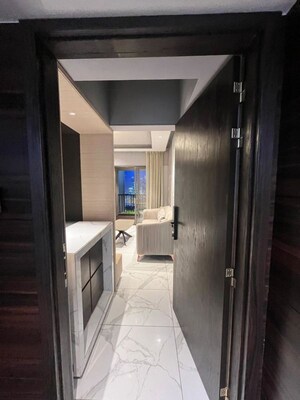Building Lobby in 2 BHK Apartment at Rahul Downtown, Punawale – for Sale